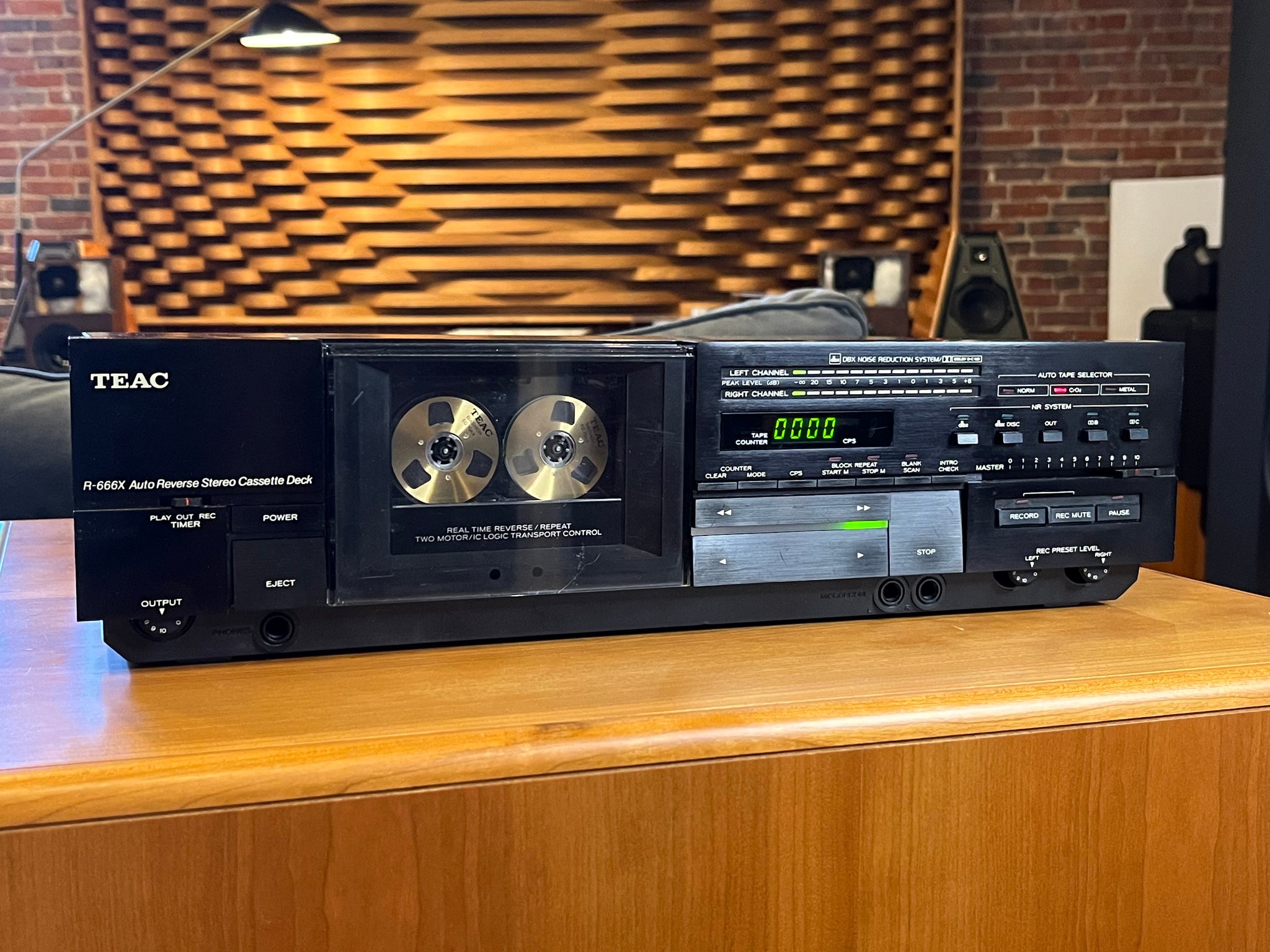 TEAC R-666X, 80s Vintage Cassette Player/Recorder – Holt Hill Audio