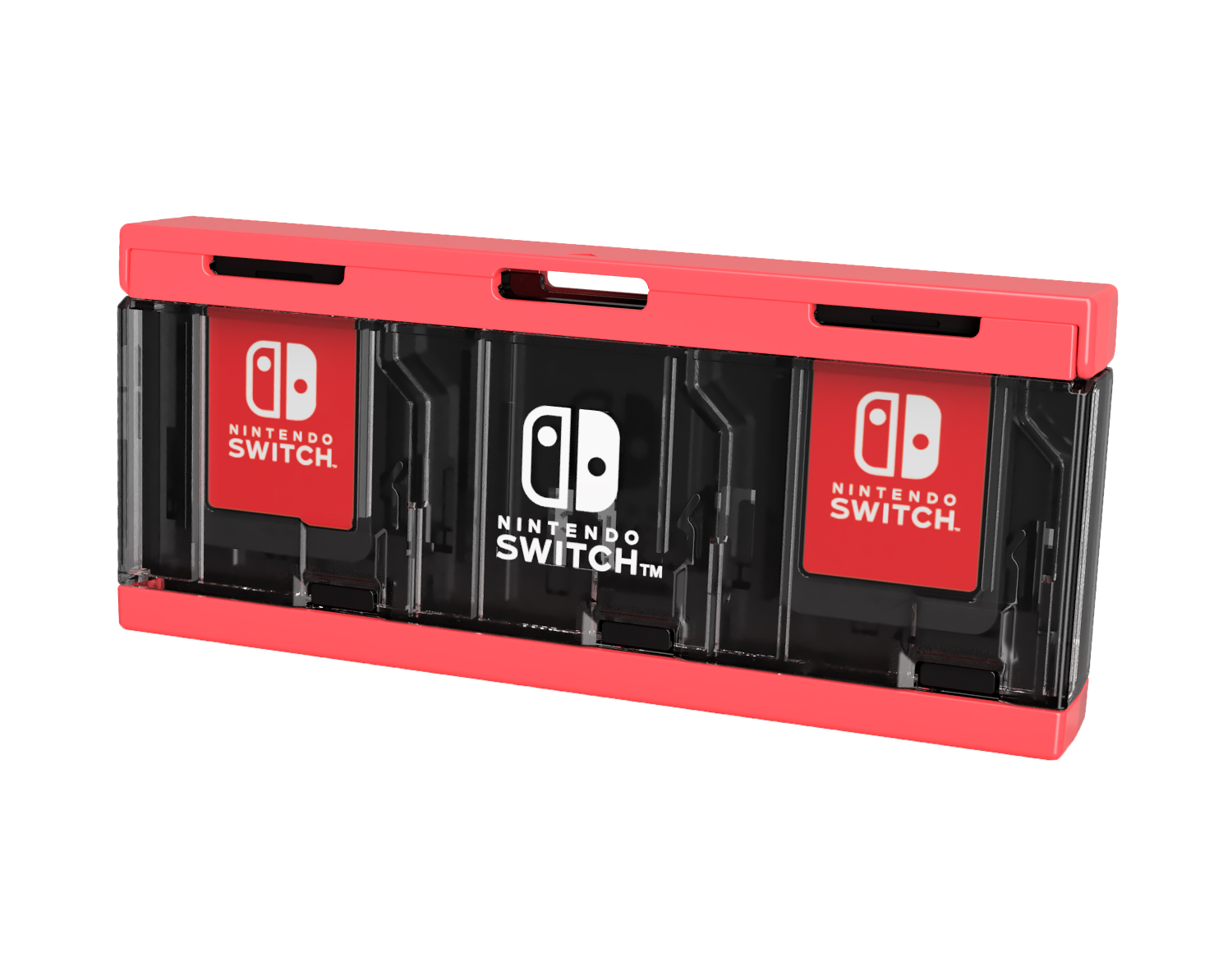 株式会社 HORI | プッシュカードケース6 for Nintendo Switch ネオンレッド