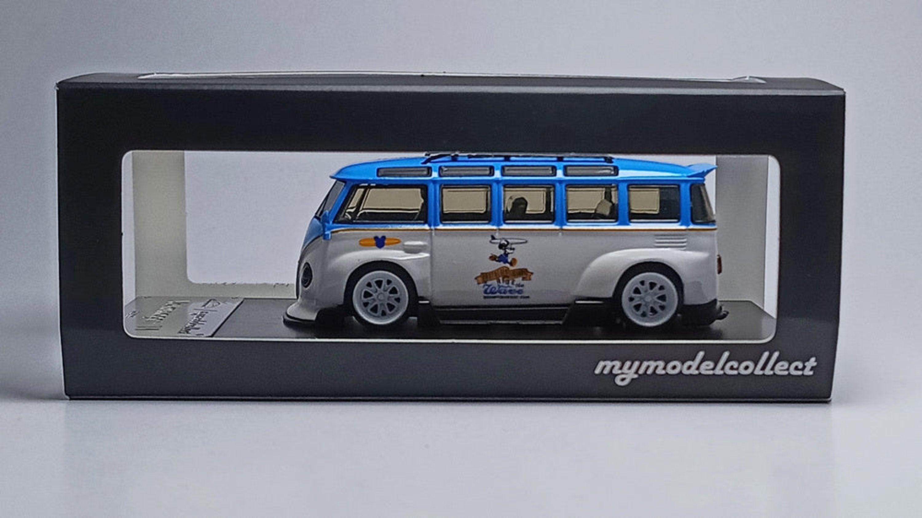 Model Collect 1:64 Volkswagen T1 Van Blue/White – Horizon Diecast
