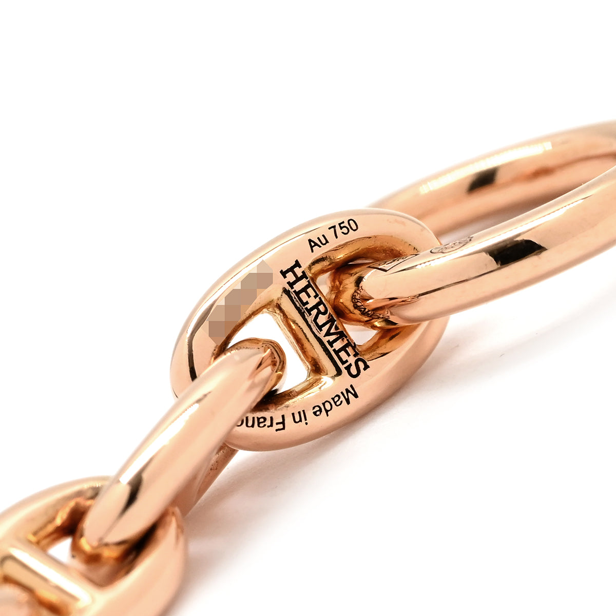 エルメス HERMES シェーヌダンクル TPM ローズゴールド ブレスレット