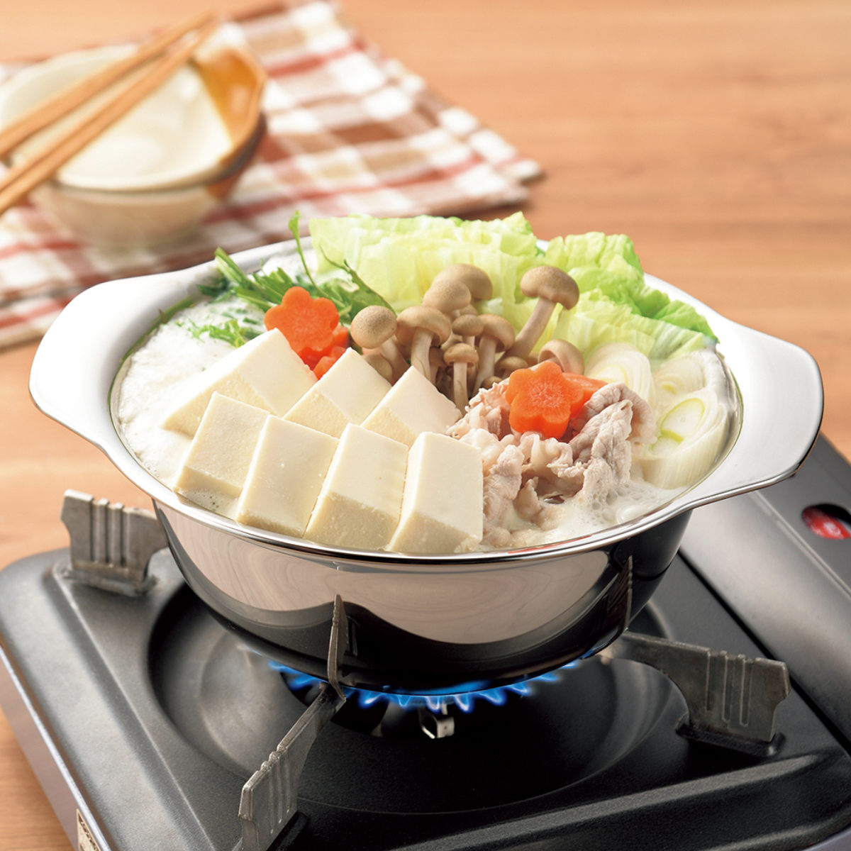 よせ鍋 20cm IH対応 和楽庵 ガラス蓋付き ステンレス製 – ハウジー