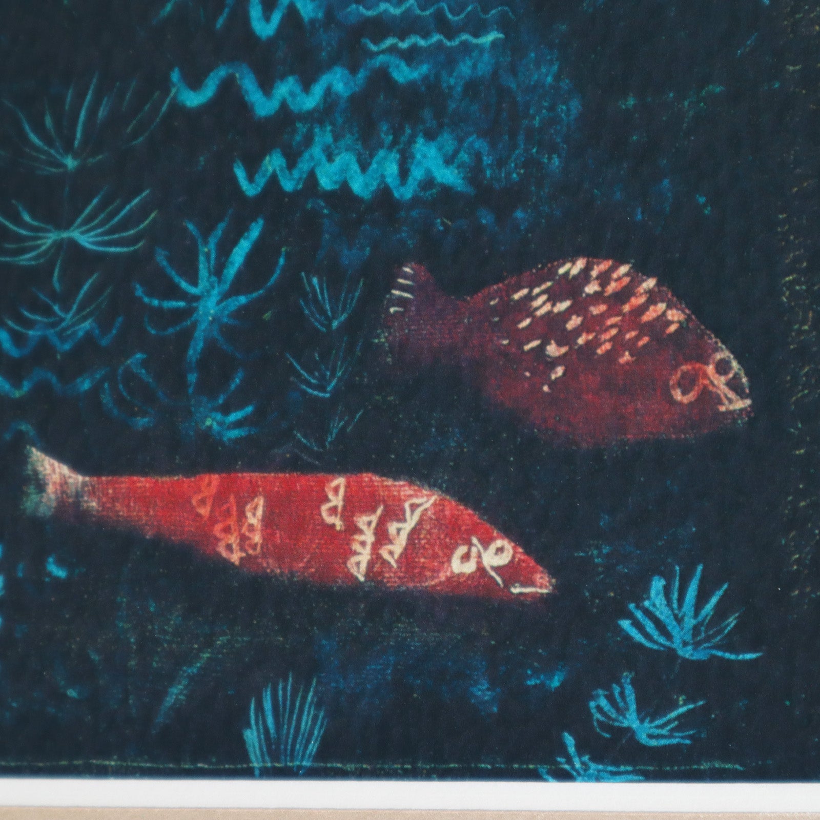 パウル・クレー「黄金の魚」アートポスター｜北欧ヴィンテージに合う