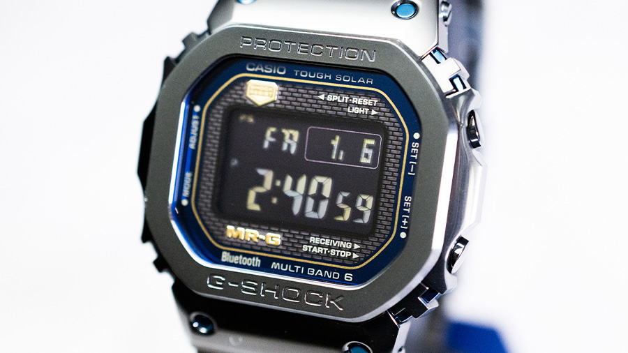 Gショック MR-G B5000BA-1JR】静かなる強さ「青墨」を表現したブルーの