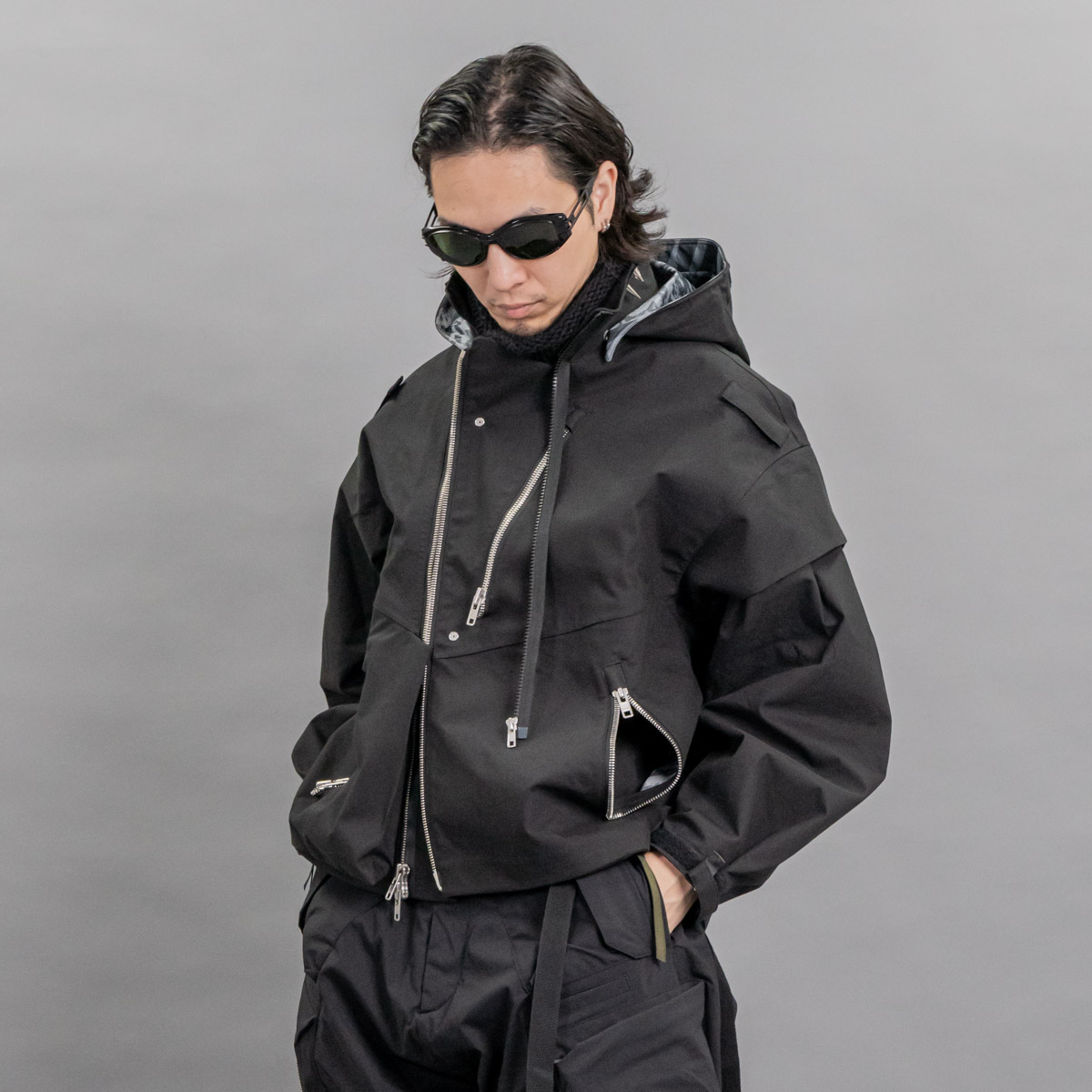 アクロニウム24AW 3レイヤー ライダースジャケット | HUES 福岡