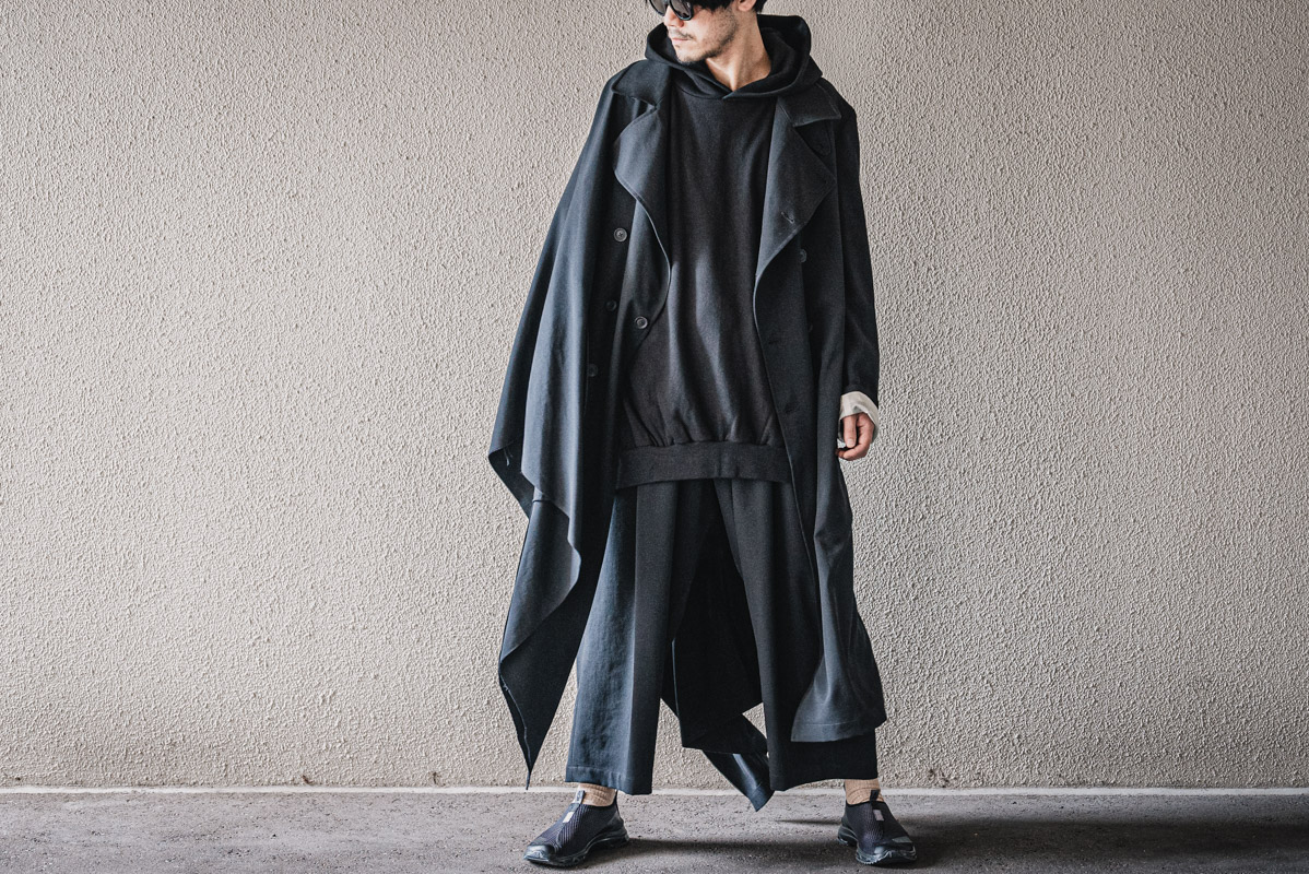 ヨウジヤマモト 2021-22AW ギャバジンライトマントコート | HUES 福岡