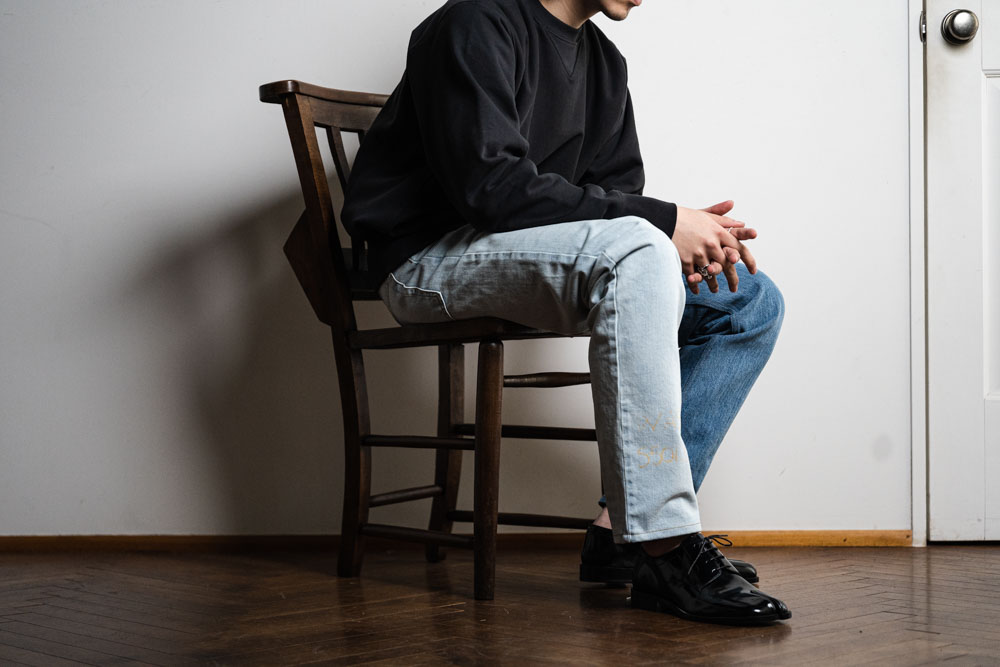 メゾンマルジェラの再構築デニムパンツ | HUES 福岡セレクトショップ