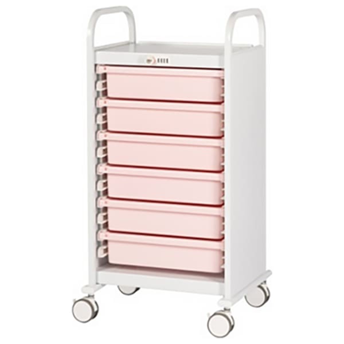 メディロック MLGシリーズ 与薬カート 深型6段 MLGW｜宮成製作所