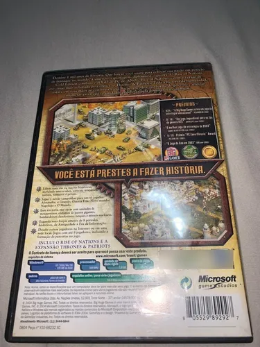 Jogo Rise Of Nations Gold Edition Cd Pc | MercadoLivre
