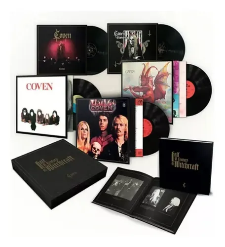 Coven Half A Century Of Witchcraft 5 Lp Box Black Sabbath Edição