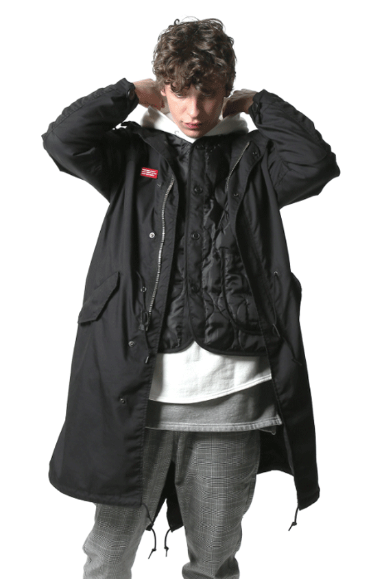 SOPH.初売り】uniform experiment×ALPHA M-51 MODS COATは使い勝手良し