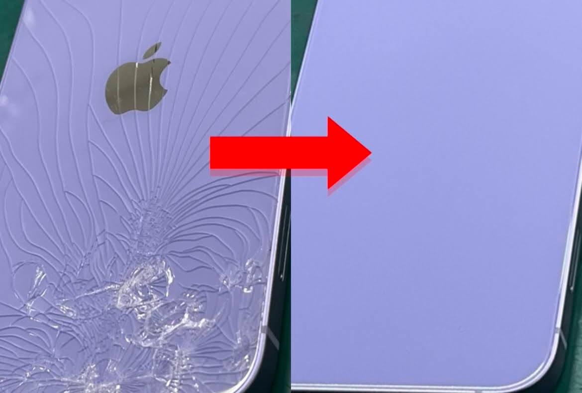 背面ガラス割れを修理するメリットとデメリット | iPhone(アイフォン