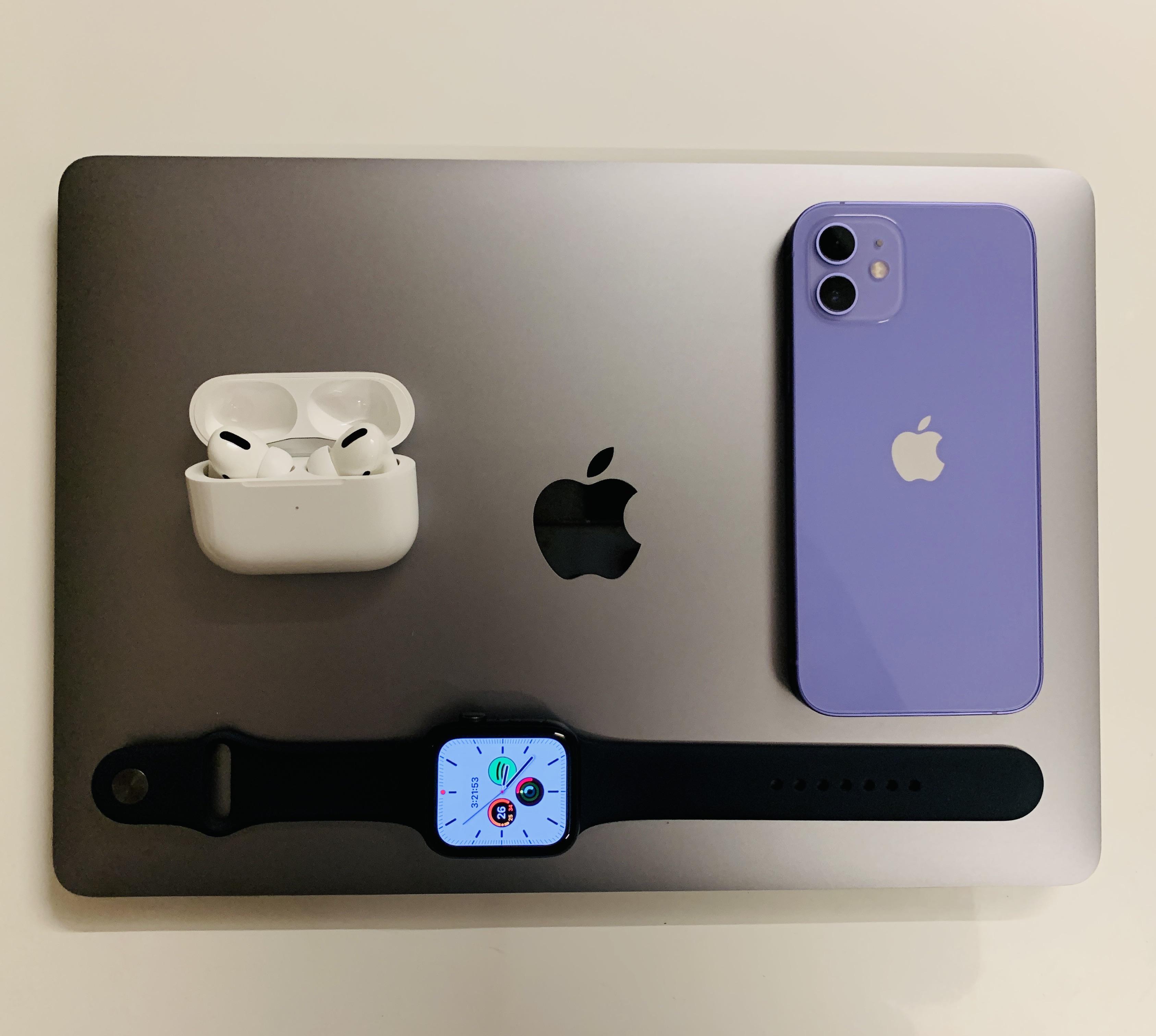 Ecosystem complete! Just got the AirPods Pro and Apple Watch SE