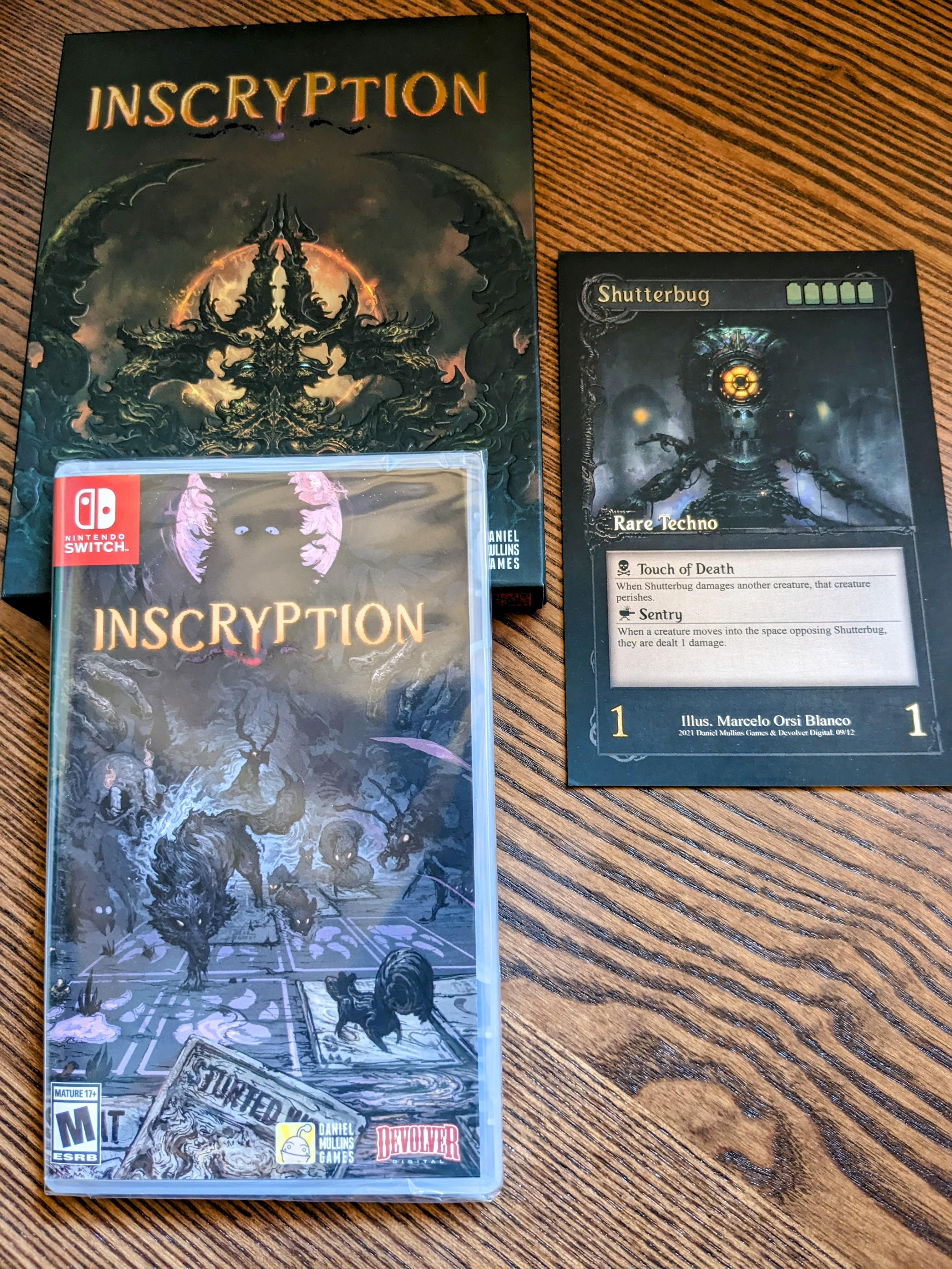 ちょうど届いた！Inscryptionのパッケージ版が手に入って嬉しい！ : r