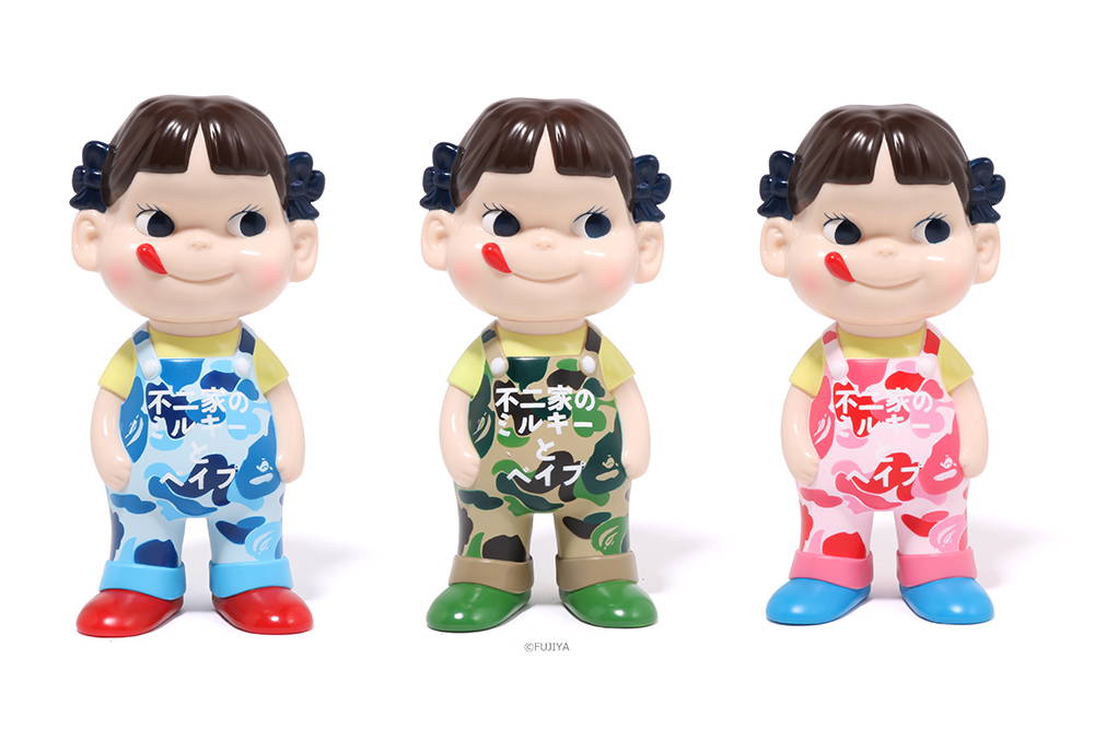 BAPE®︎ × FUJIYA ペコちゃん × BE@RBRICK | bape.com