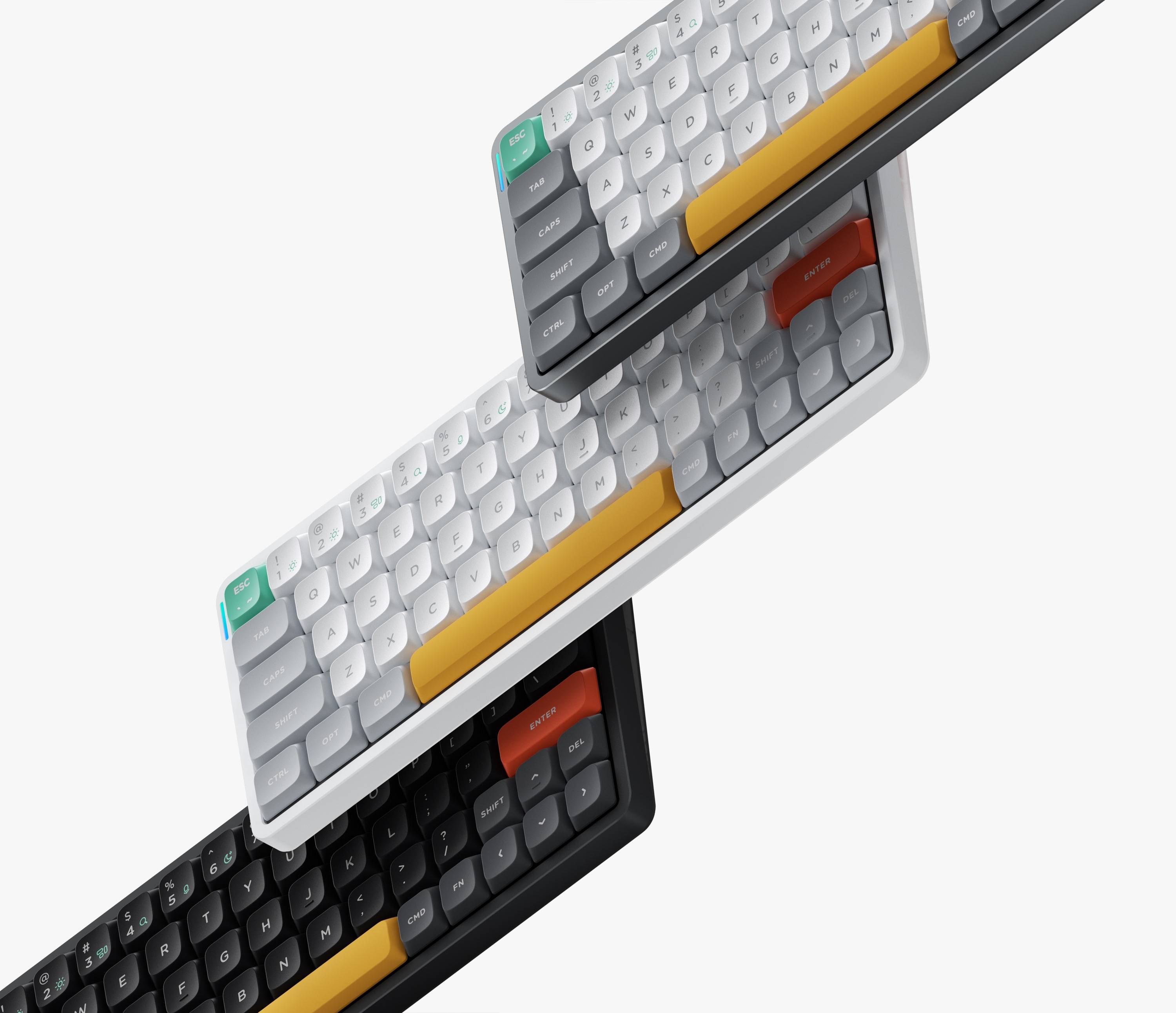 NuPhy Air60 v2 cowberry 黒・ケースセット Nuphy Air75 V2 Cowberry