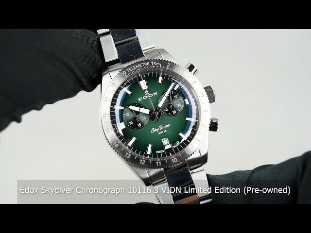 Edox Skydiver Chronograph 10116 3 VIDN Limited Edition (Pre-owned