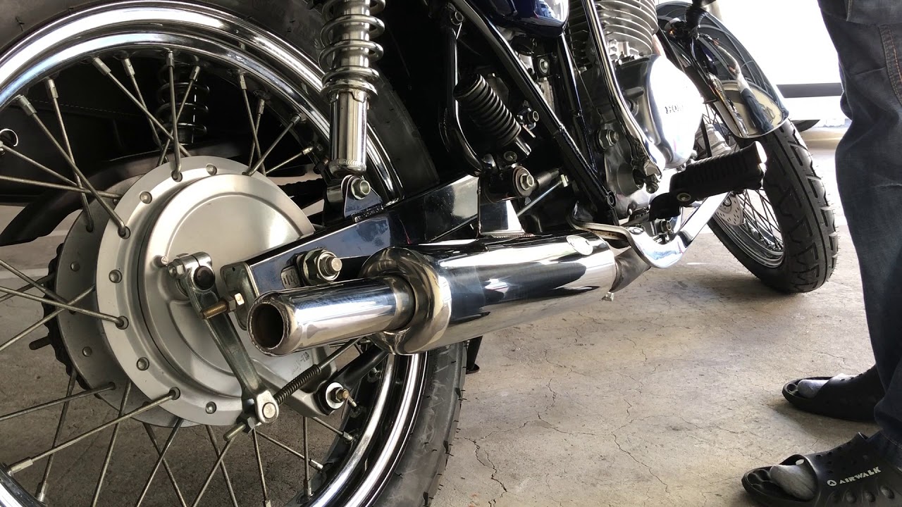 モトブログ】【CB400SS】カスタム #1 WM NEOステンレス キャプトン