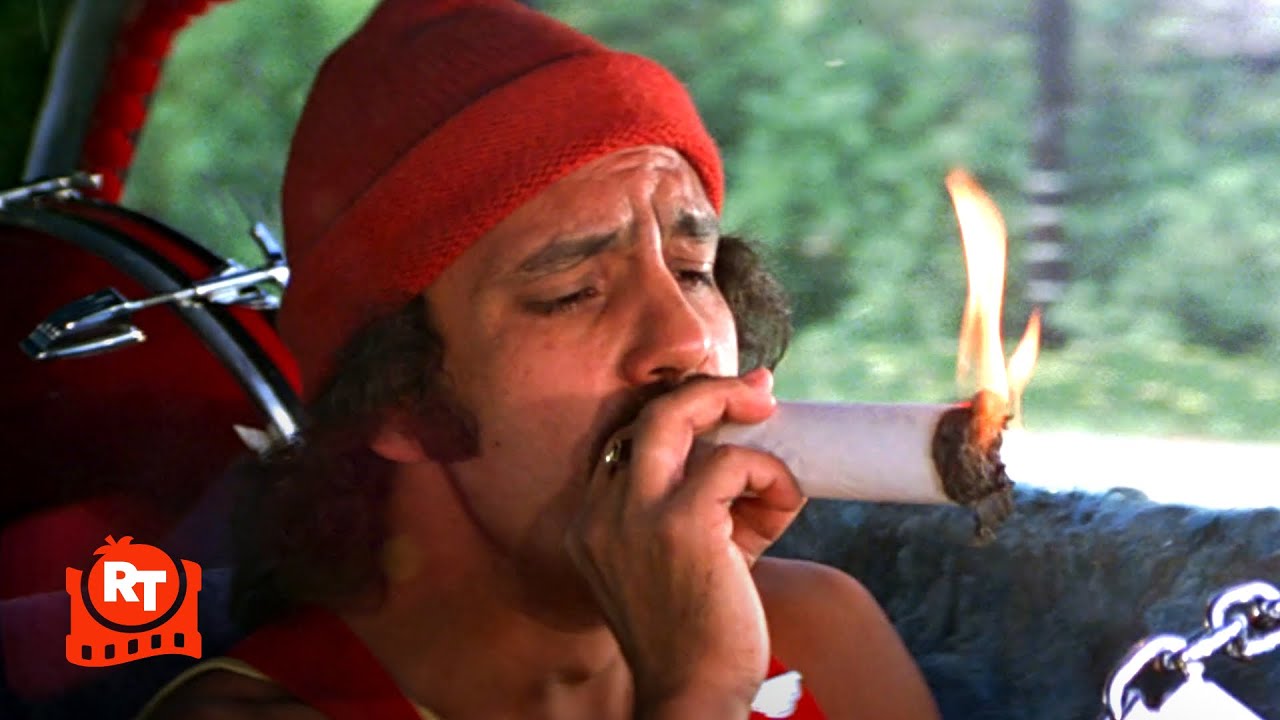 Up in Smoke (1978) - Smoking The Fattest Joint Ever | Movieclips