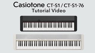 CASIO CT-S1-76WE ホワイト スタンド・イスセット 76鍵盤 カシオ