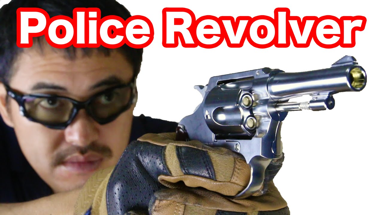 Marushin] Police Revolver 3-inch Silver ABS Gas Revolver [Mac