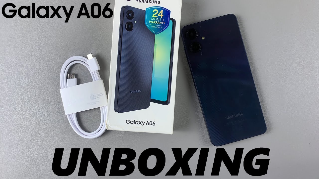 Unboxing Samsung Galaxy A06 - YouTube