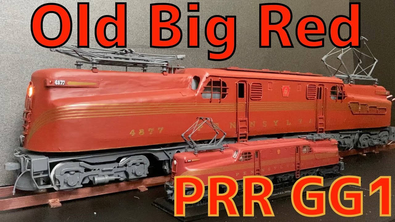 PRR( ペンシルバニア鉄道 ) GG1 型 電気機関車 の 鉄道模型 を作りまし
