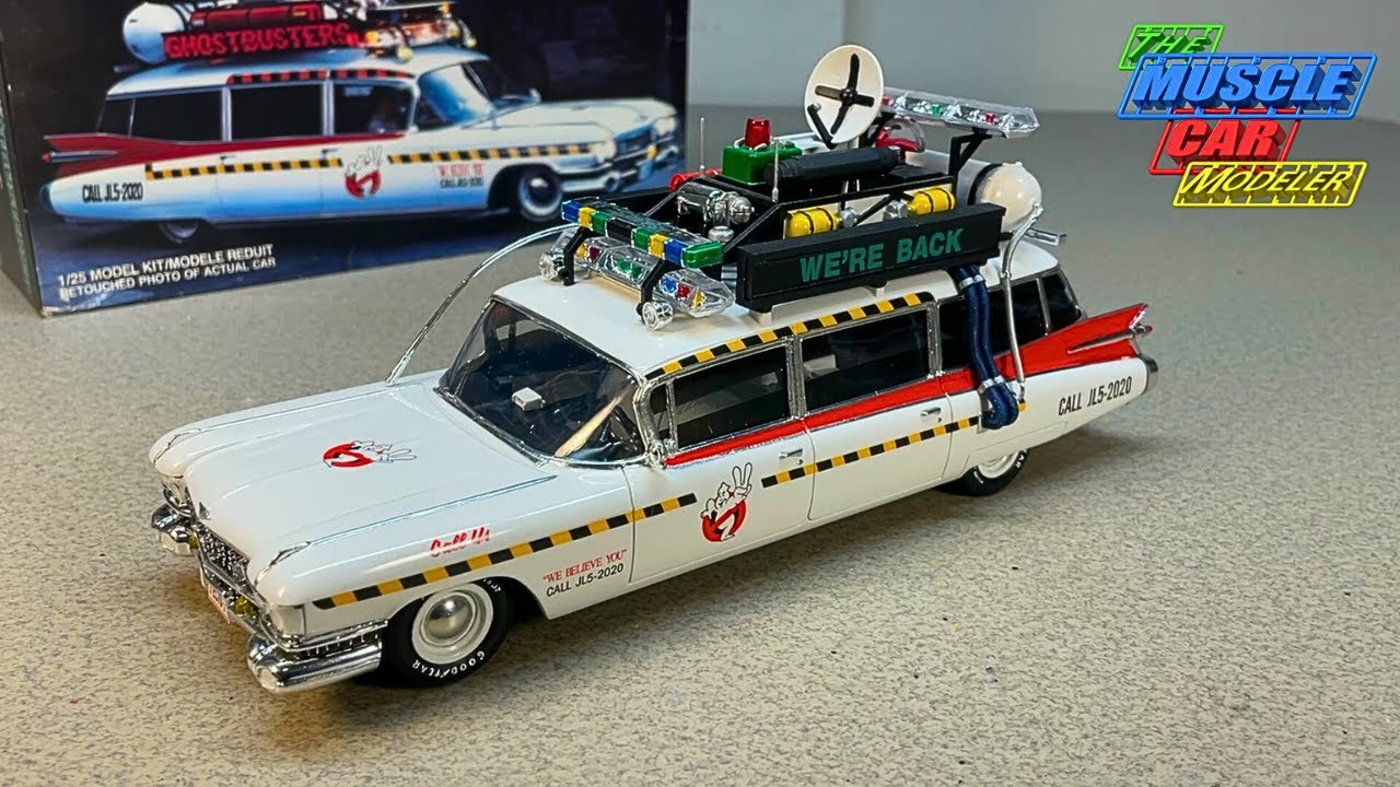 AMT 1959 Cadillac Ecto 1A Ghostbusters II Build - YouTube