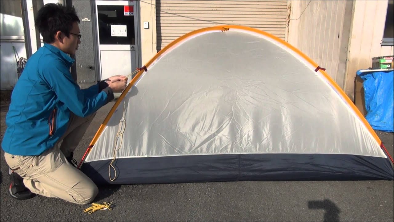 初心者のためのテント設営（ステラリッジ）【そらのした】 - YouTube