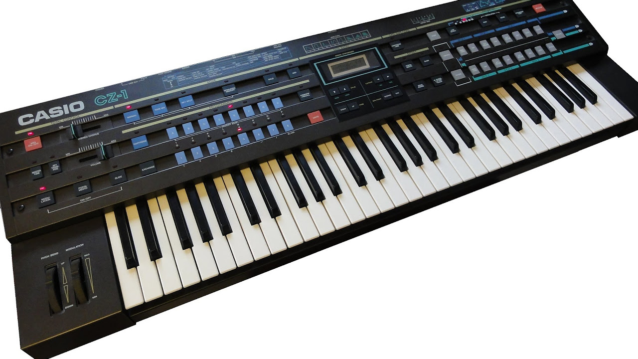 Demo of Casio CZ-1 Sounds - YouTube