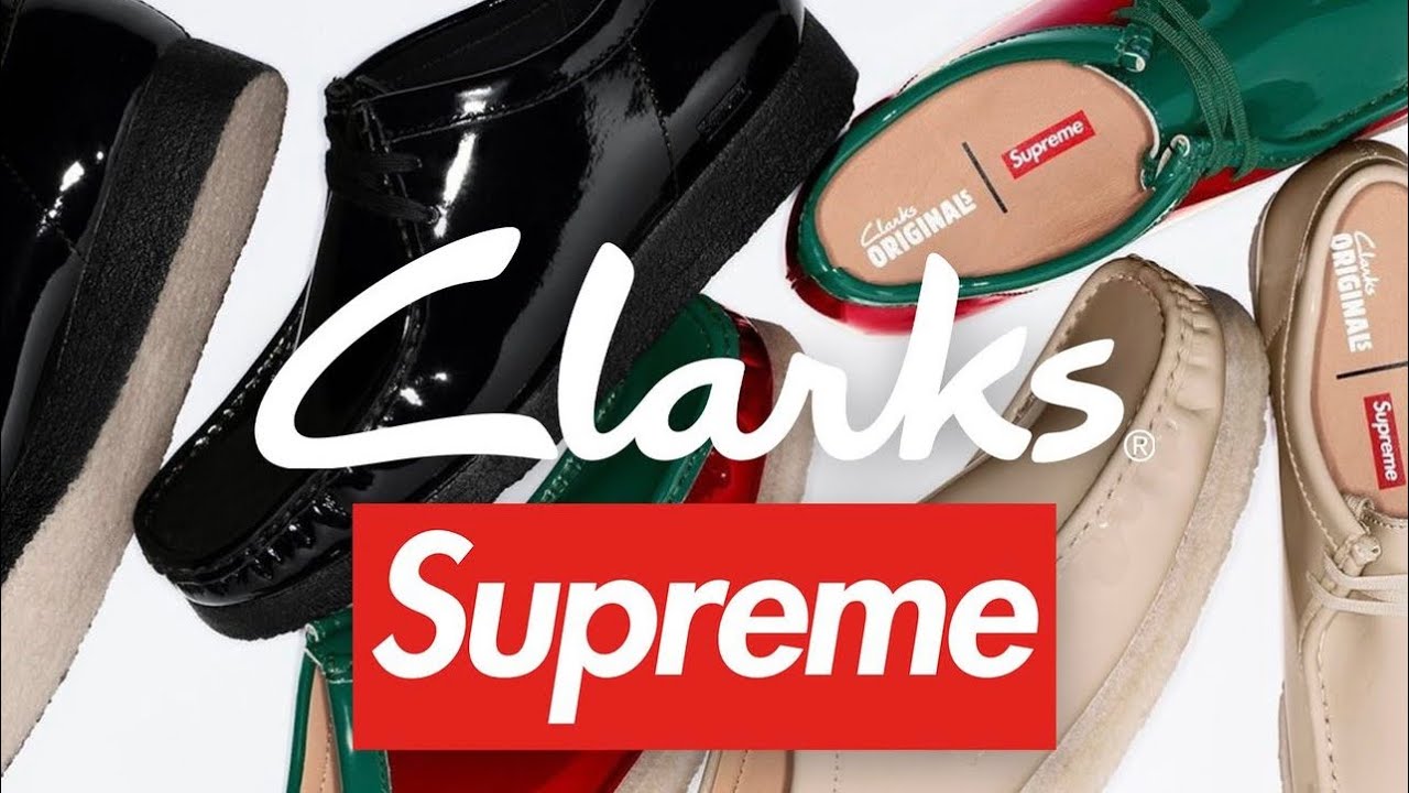 Supreme x Clark's Patent Leather Wallabee SS24 Week 15 - YouTube