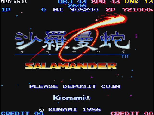 沙羅曼蛇 X68000版 10MHz（2024年全面作り直し・MIDI SC-88VL） - YouTube