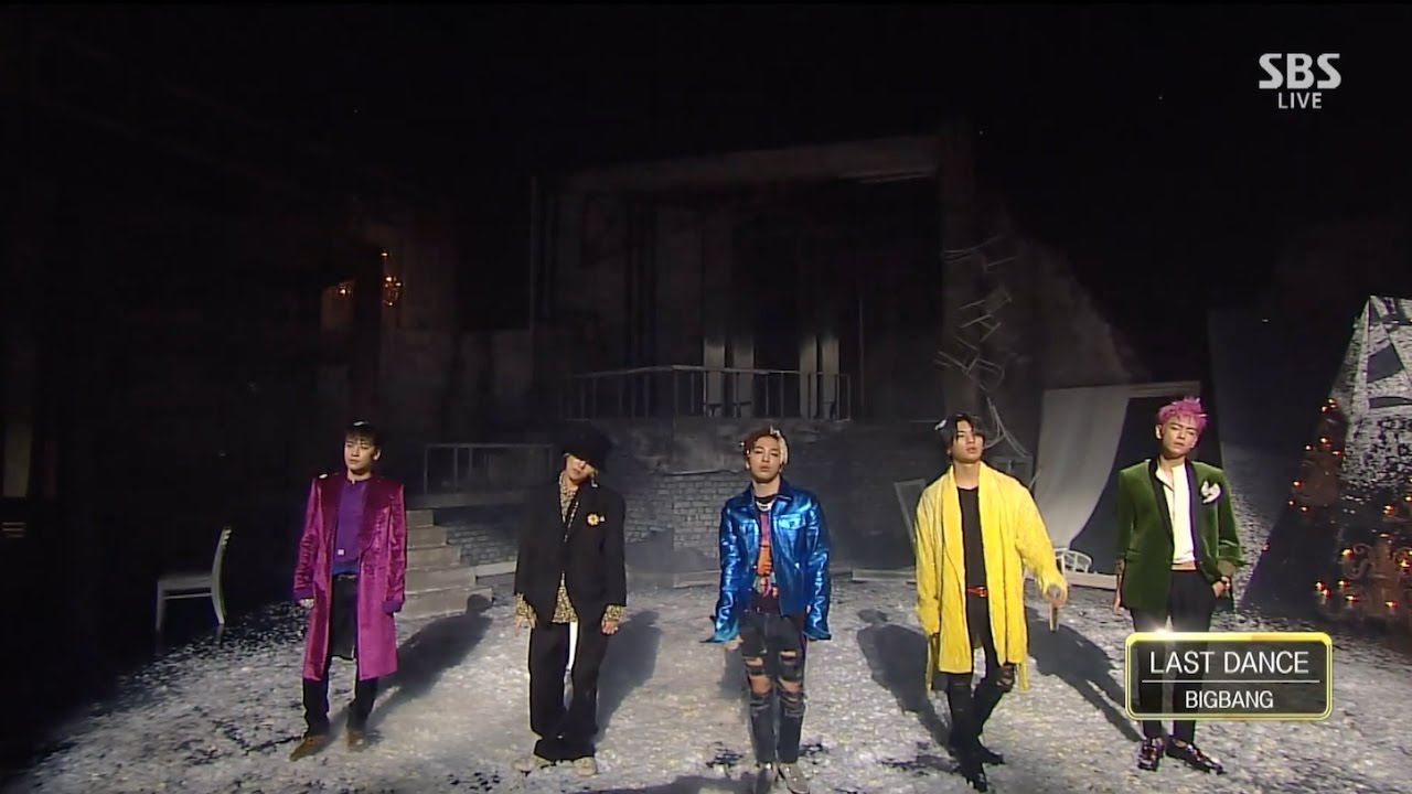 BIGBANG - 'LAST DANCE' 0115 SBS Inkigayo - YouTube