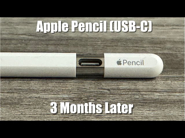 Apple Pencil (USB-C) Review….3 Months Later! - YouTube