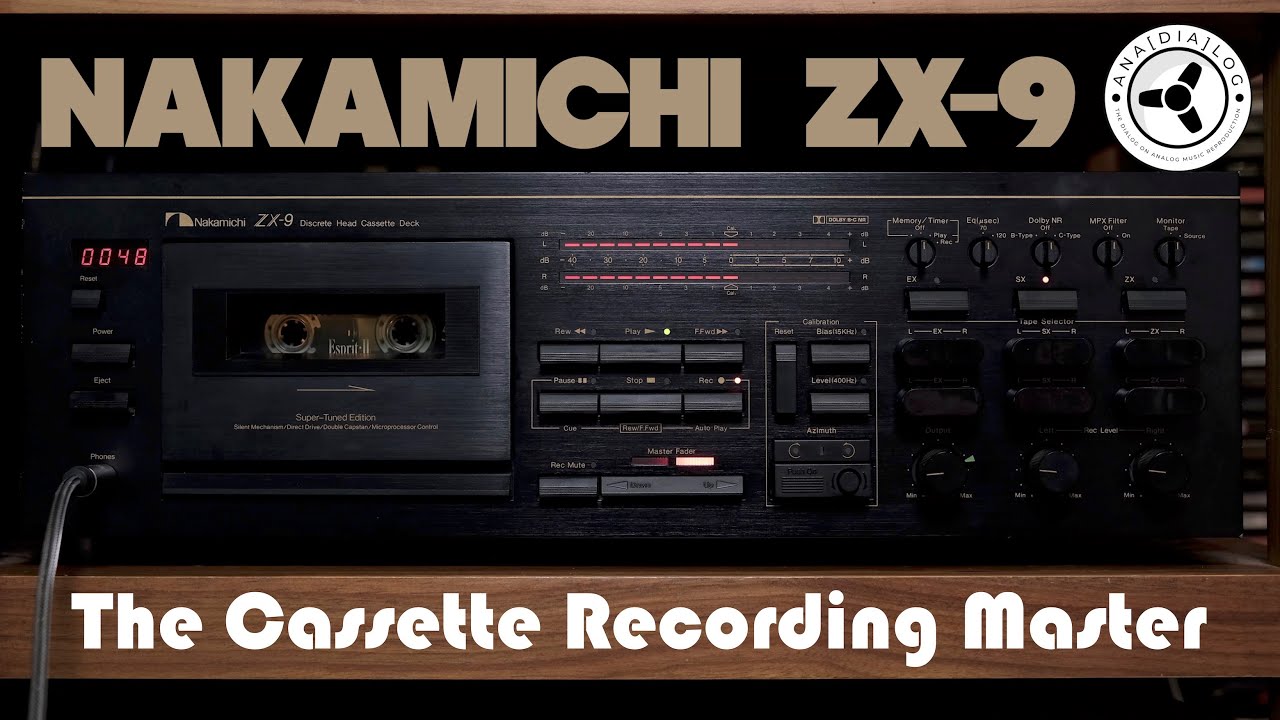 Nakamichi ZX-9: The Cassette Recording Master - YouTube
