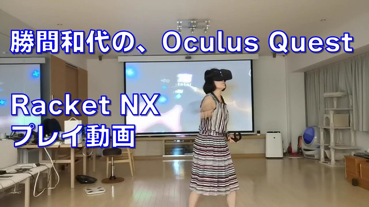 Kazuyo Katsuma's Oculus Quest gameplay screen. 