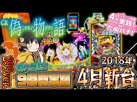 CR偽物語299ver. 導入初日、9時間勝負！出まくる激熱！群予告