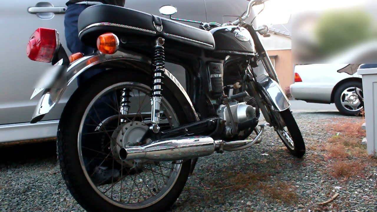 honda BENLY 50S 約3か月ぶりエンジン始動 KIJIMA(キジマ