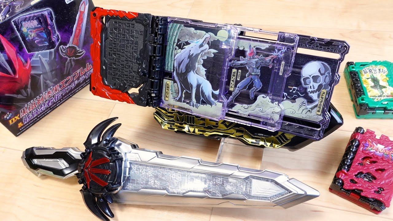 Transform into Kamen Rider Desast! DX Black Storm Sword Jet Black