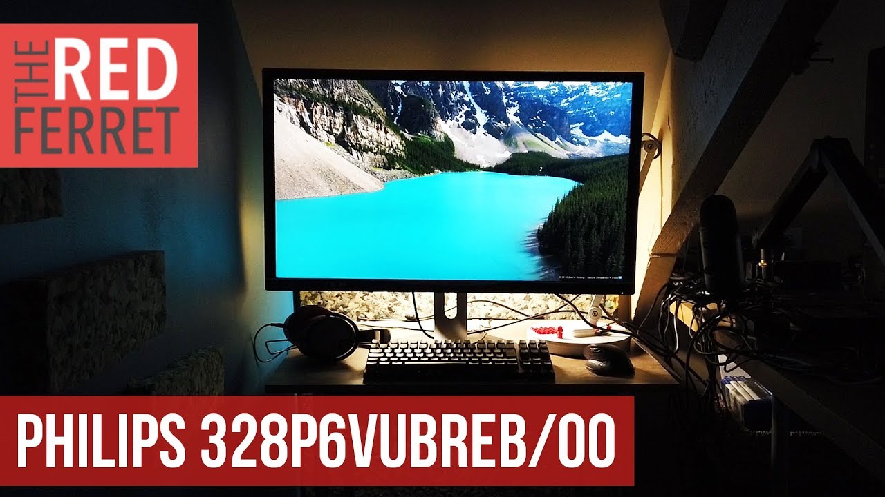 Philips 328P6VUBREB/00 4K Monitor Review - YouTube