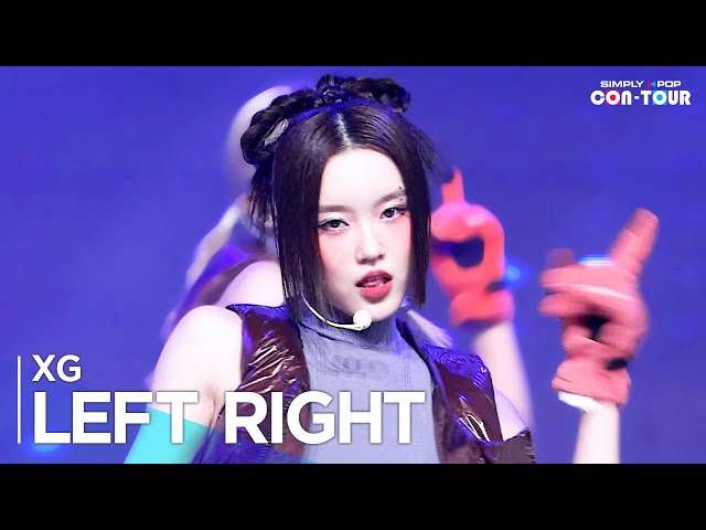 Simply K-Pop CON-TOUR] XG(엑스지) - 'LEFT RIGHT' _ Ep.557 | [4K