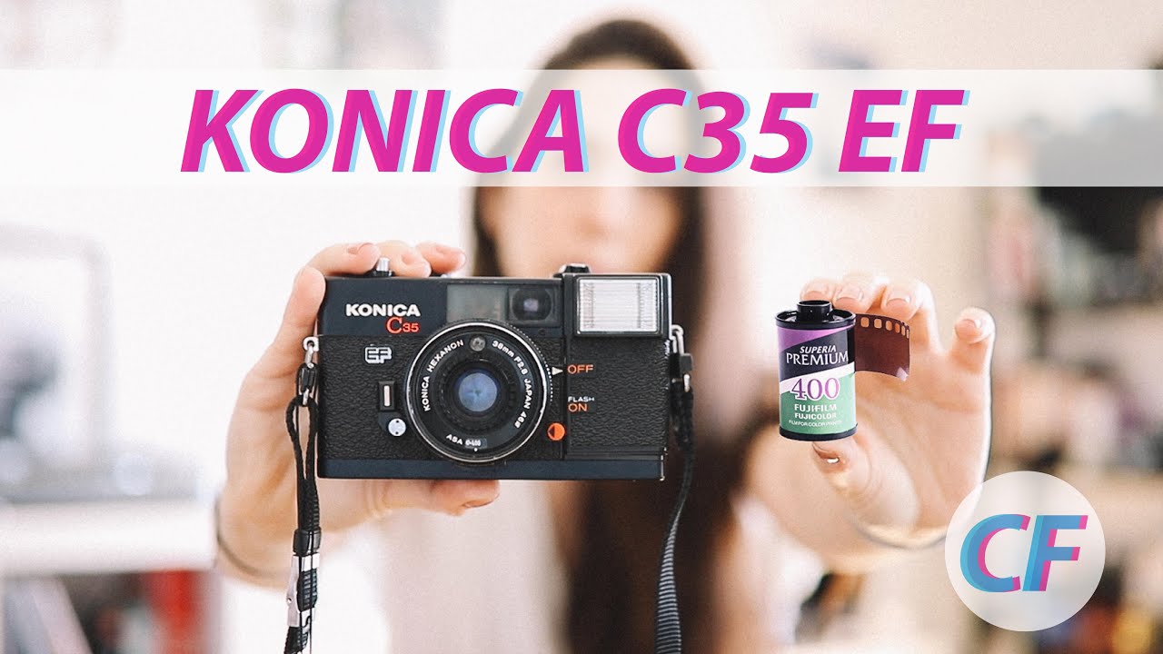 Konica C35 EF │ First film point and shoot camera with flash