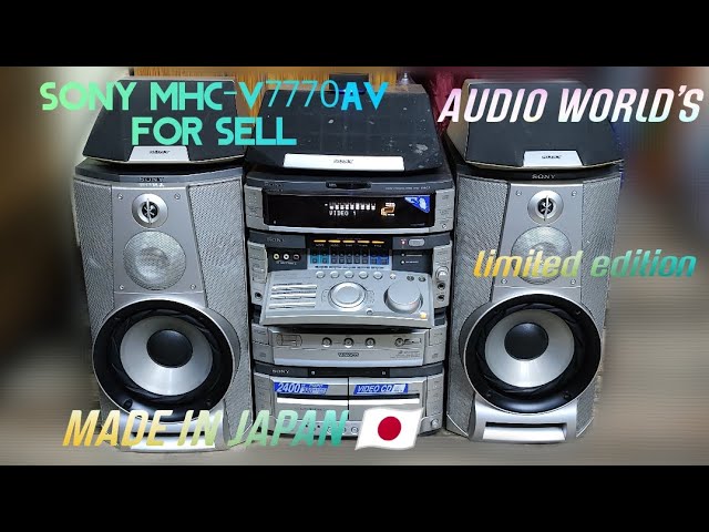 Sony mhc-v7770av for sell made in Japan 🗾 9213787547 #audioworld