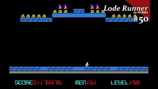 Play】PC-8801 Lode Runner（ロードランナー） #50 - END - レトロ