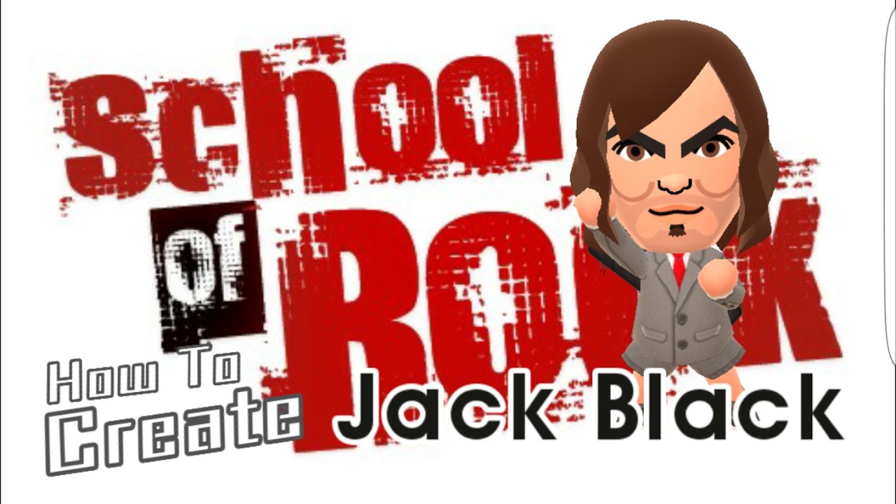 Mii Maker: How To Create Jack Black! - YouTube
