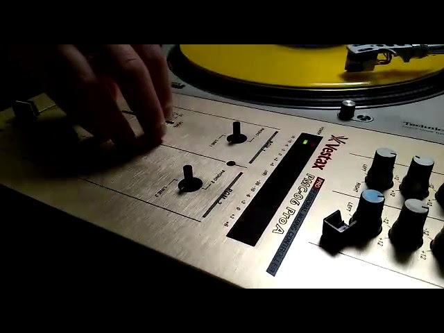 Vestax PMC-06 VCA with Technics SL1200mk2 test - YouTube