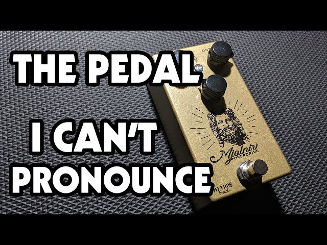 Mythos Pedals Mjolnir overdrive pedal - demo by RJ Ronquillo - YouTube