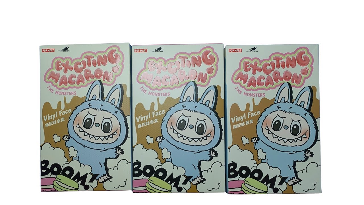 Pop Mart Exciting Macaron Labubu Mystery Blind Box Unboxing Review