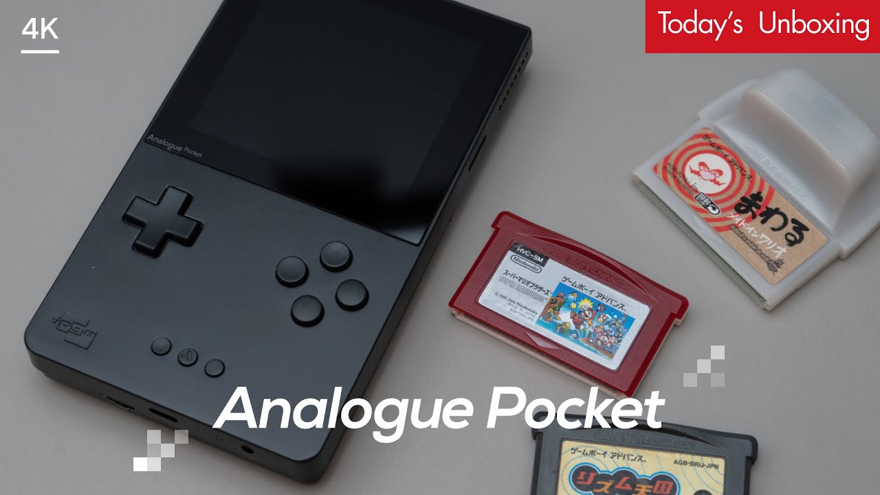 The Analogue Pocket has finally arrived! Immerse yourself in retro