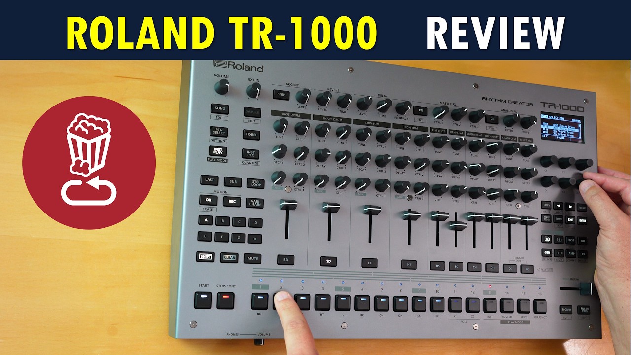 Review: Roland TR-1000 // The analog drums, new sampling features