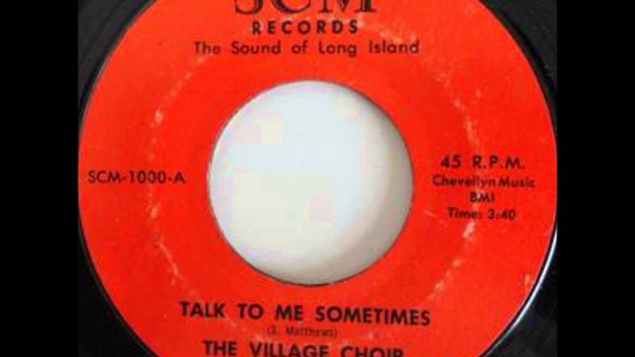 The Village Choir - Talk To Me Sometimes 1972 - YouTube